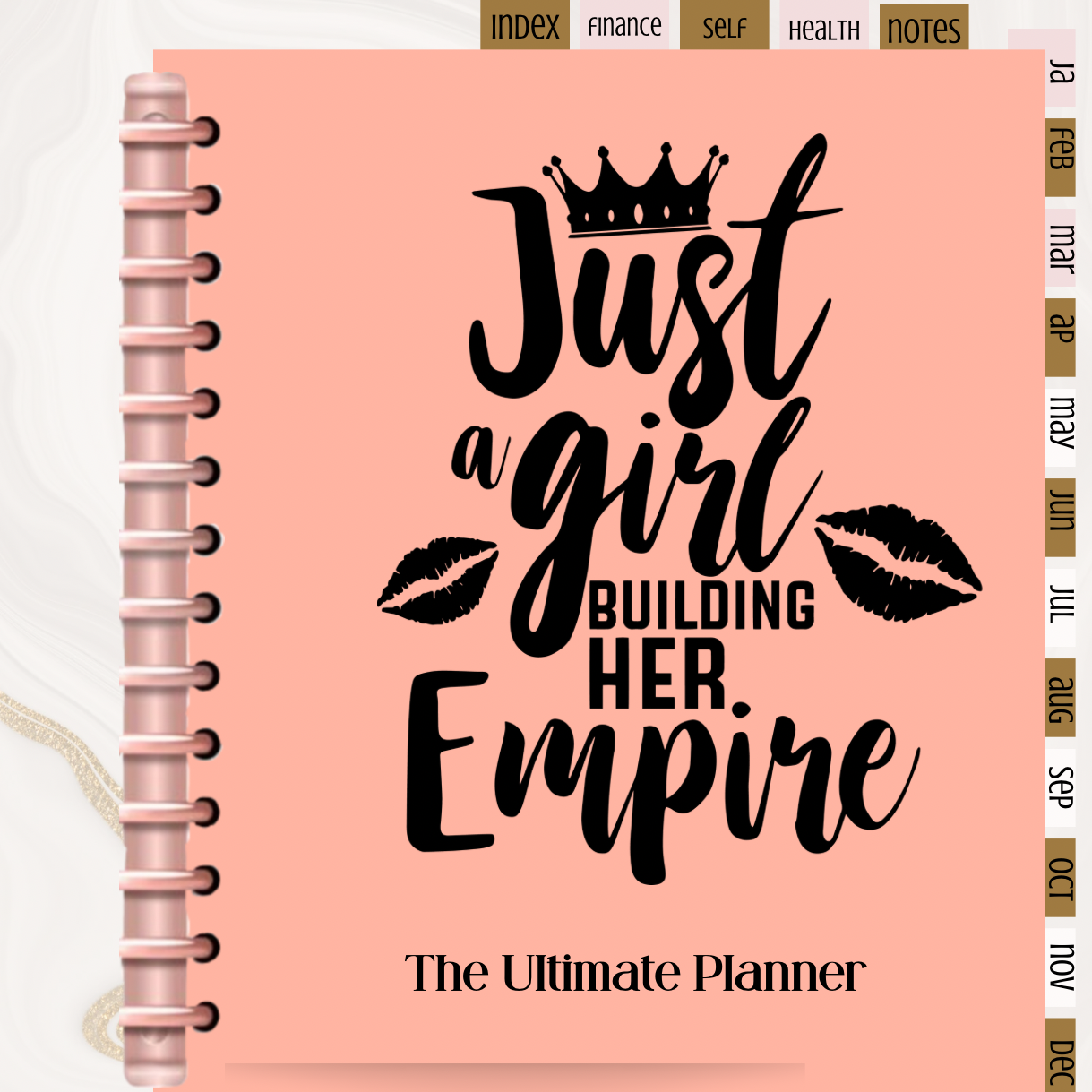 Just a Girl Landscape Digital Planner