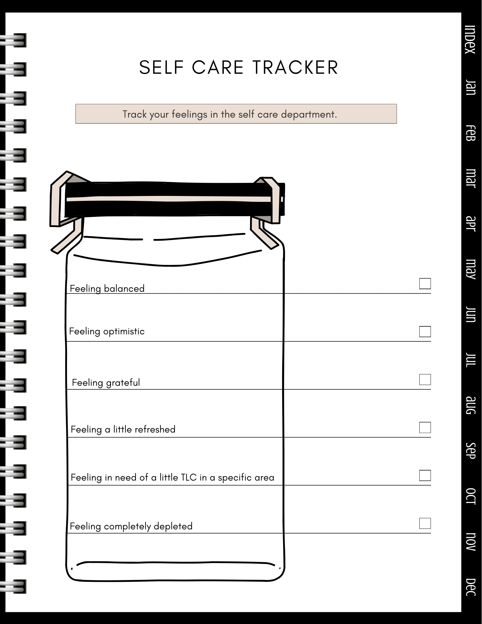 It Girl Digital Planner- Black