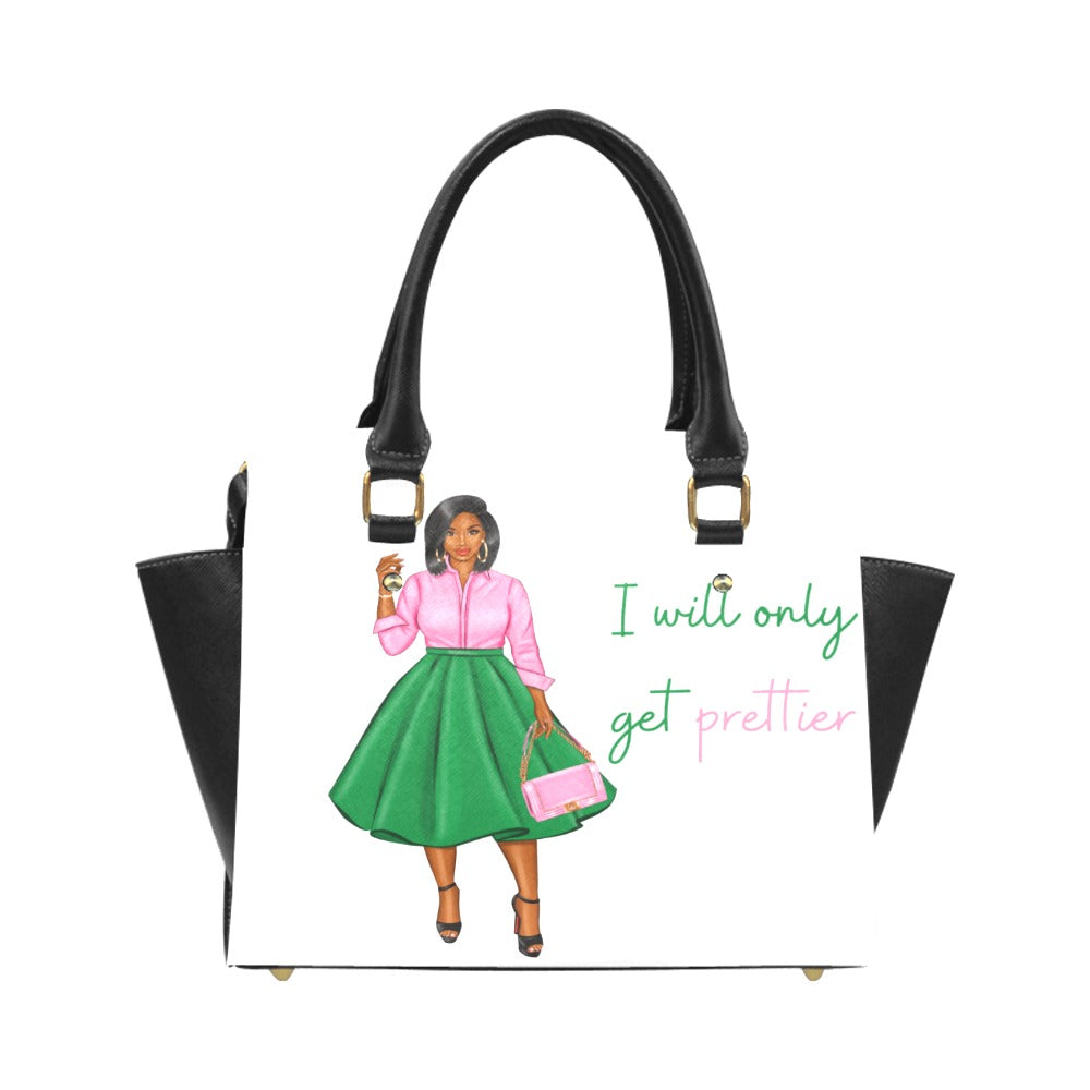 Pretty Girl-AKA Inspired White Handbag