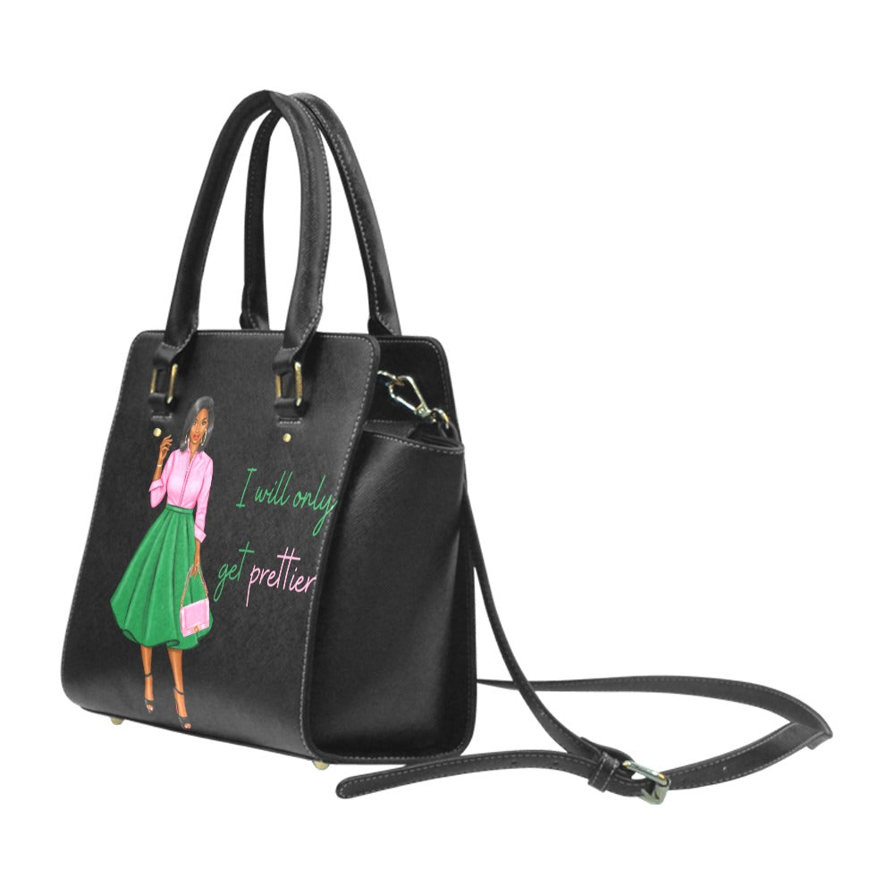 Pretty Girl-AKA Inspired Black Handbag